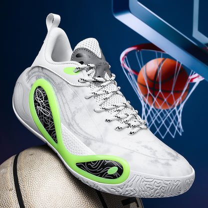Basketball-Sneaker mit hohem Grip für Herren – Straßensportschuhe für Jugendliche mit strapazierfähiger Gummisohle | 8506 