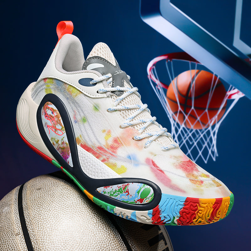 Basketball-Sneaker mit hohem Grip für Herren – Straßensportschuhe für Jugendliche mit strapazierfähiger Gummisohle | 8506 