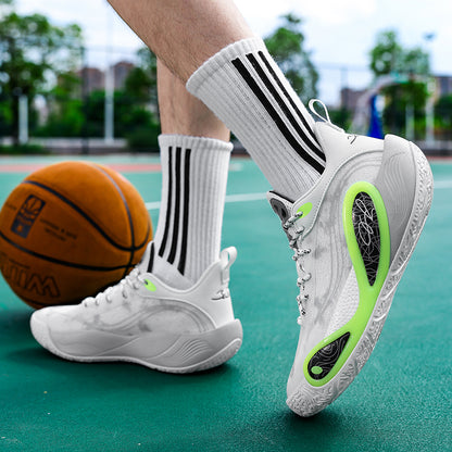 Basketball-Sneaker mit hohem Grip für Herren – Straßensportschuhe für Jugendliche mit strapazierfähiger Gummisohle | 8506 