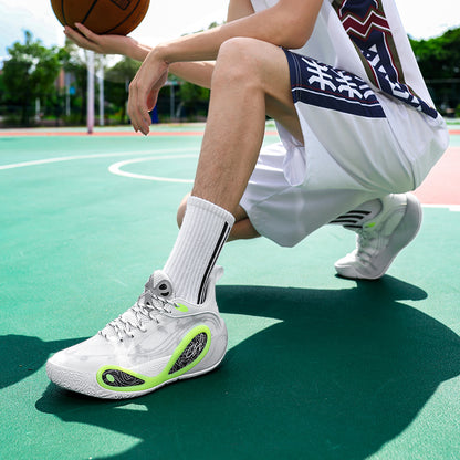 Basketball-Sneaker mit hohem Grip für Herren – Straßensportschuhe für Jugendliche mit strapazierfähiger Gummisohle | 8506 