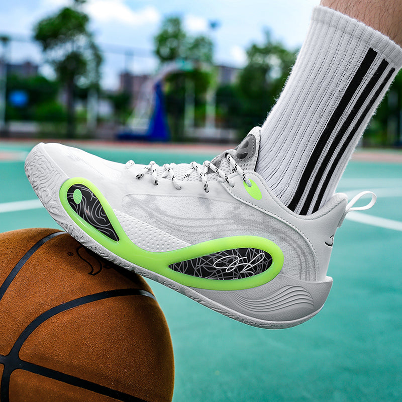 Basketball-Sneaker mit hohem Grip für Herren – Straßensportschuhe für Jugendliche mit strapazierfähiger Gummisohle | 8506 