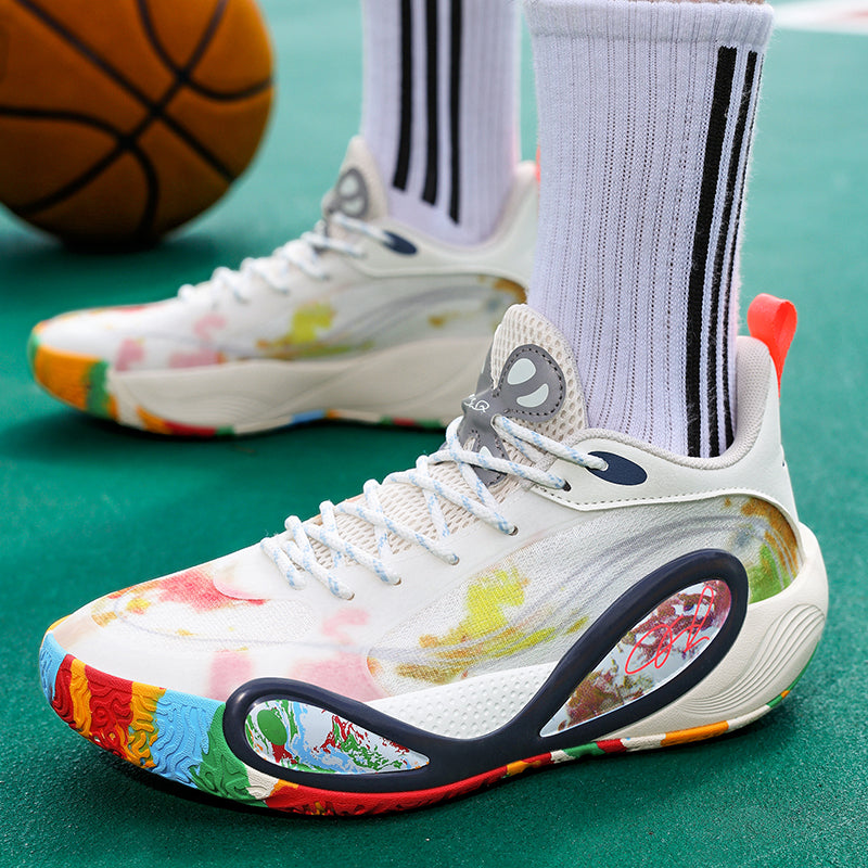 Basketball-Sneaker mit hohem Grip für Herren – Straßensportschuhe für Jugendliche mit strapazierfähiger Gummisohle | 8506 