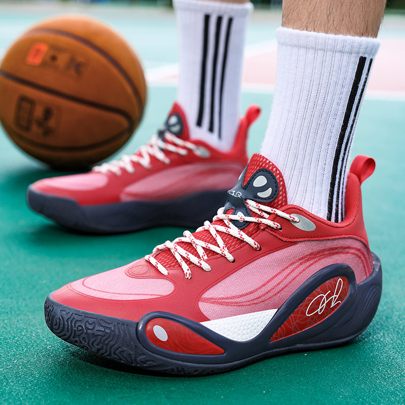 Basketball-Sneaker mit hohem Grip für Herren – Straßensportschuhe für Jugendliche mit strapazierfähiger Gummisohle | 8506 