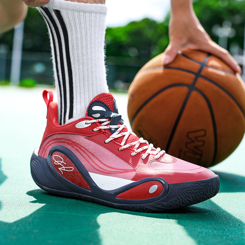 Basketball-Sneaker mit hohem Grip für Herren – Straßensportschuhe für Jugendliche mit strapazierfähiger Gummisohle | 8506 