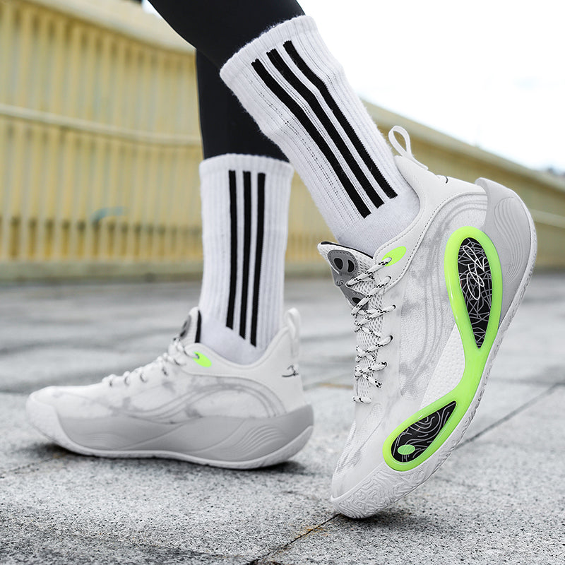 Basketball-Sneaker mit hohem Grip für Herren – Straßensportschuhe für Jugendliche mit strapazierfähiger Gummisohle | 8506 