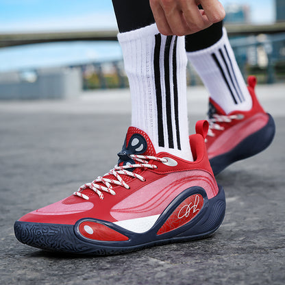 Basketball-Sneaker mit hohem Grip für Herren – Straßensportschuhe für Jugendliche mit strapazierfähiger Gummisohle | 8506 