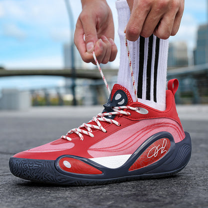 Basketball-Sneaker mit hohem Grip für Herren – Straßensportschuhe für Jugendliche mit strapazierfähiger Gummisohle | 8506 