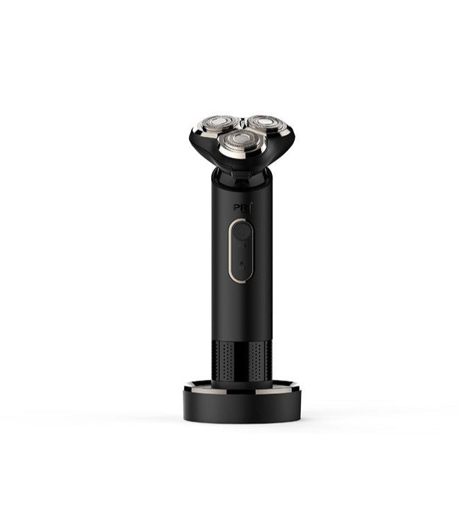 PRITECH IPX5 Wasserdichter, über USB wiederaufladbarer, kabelloser Elektrorasierer mit drei Klingen, tragbar und effizient | RSM-2888 