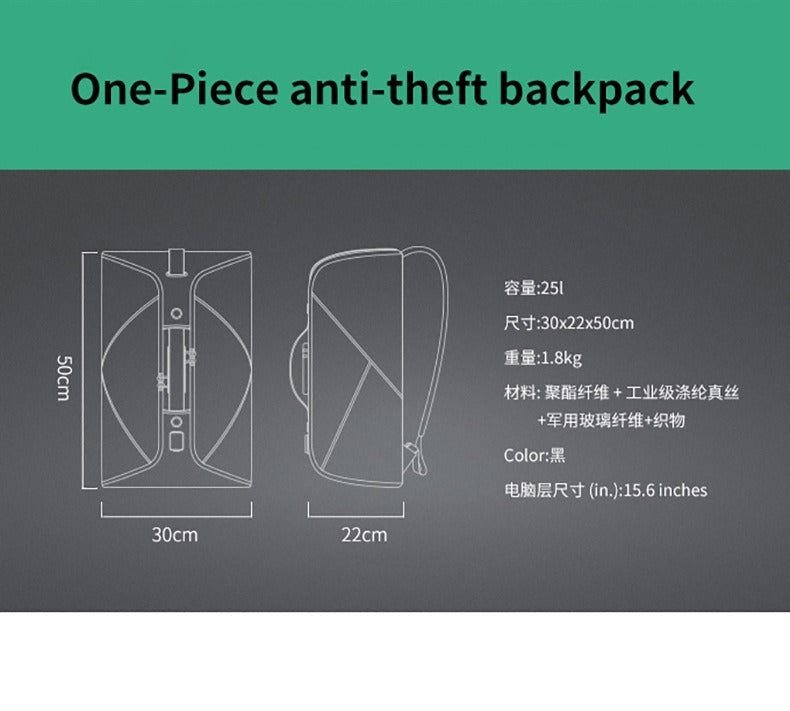 Kingsons TSA Anti-Diebstahl-Rucksack – Schnittfest &amp; Business-Reisetasche | 9474 