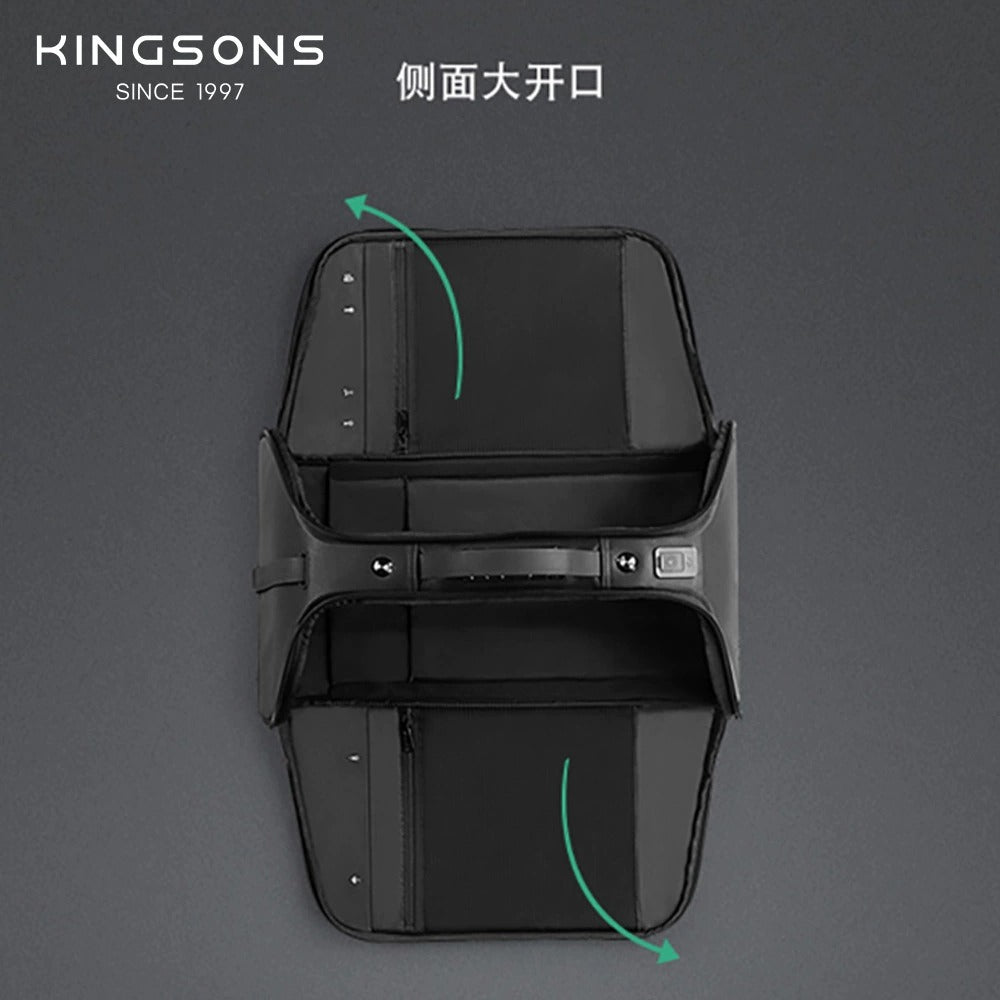 Kingsons TSA Anti-Diebstahl-Rucksack – Schnittfest &amp; Business-Reisetasche | 9474 