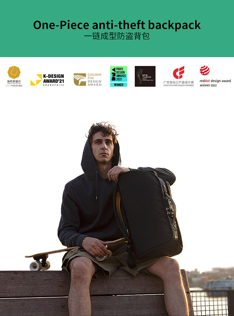 Kingsons TSA Anti-Diebstahl-Rucksack – Schnittfest &amp; Business-Reisetasche | 9474 