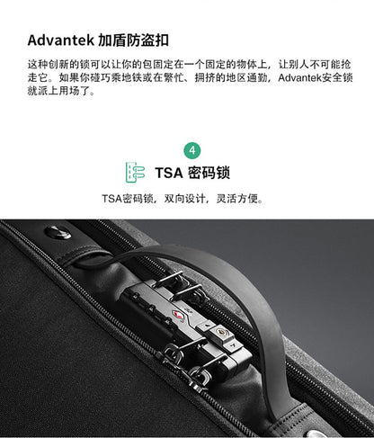 Kingsons TSA Anti-Diebstahl-Rucksack – Schnittfest &amp; Business-Reisetasche | 9474 