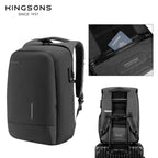 Kingsons KS3149W Diebstahlsicherer Business-Rucksack – USB, TSA-Schloss, wasserdicht | KS3149W 