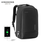 Kingsons KS3149W Diebstahlsicherer Business-Rucksack – USB, TSA-Schloss, wasserdicht | KS3149W 