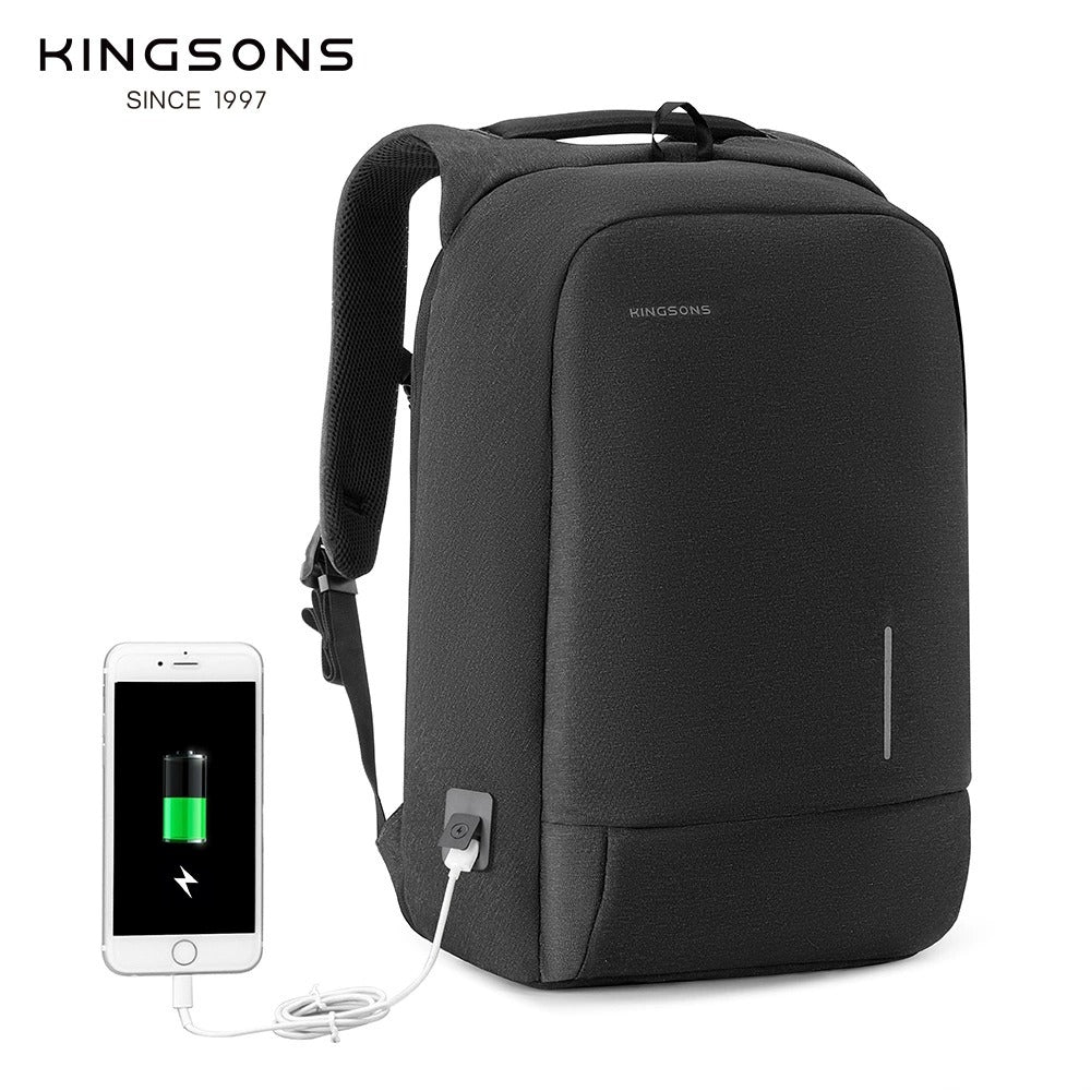 Kingsons KS3149W Diebstahlsicherer Business-Rucksack – USB, TSA-Schloss, wasserdicht | KS3149W 