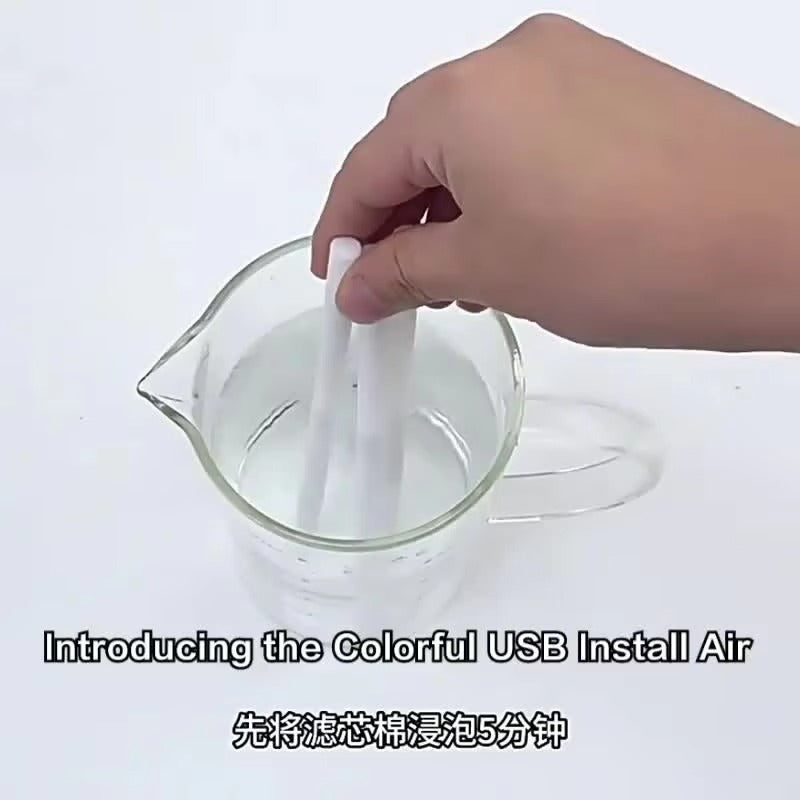 USB-betriebener Kaltnebel-Luftbefeuchter – Leiser Aromatherapie-Diffusor mit 3 Sprühöffnungen | USZK-10 