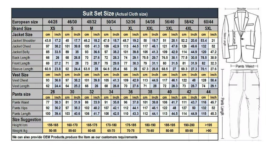 Herrenanzug, 3-teilig, maßgeschneidert, zweifarbig, für den Bräutigam, Hochzeit, Slim Fit, Blazer, Jacke, Weste, Hose, Smoking | LR908 