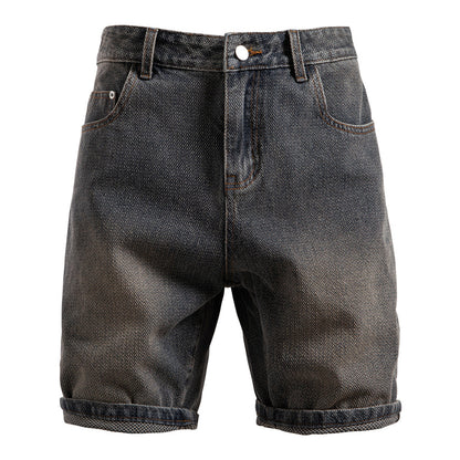 Herren Vintage Straight-Leg Denim Shorts - 2025 Sommer Mid-Thigh Casual Jeans Shorts | ST0018 