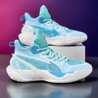 Herren High-Top-Basketballschuhe, leuchtende Sport-Sneaker mit verbessertem Grip für Leistung | 8010