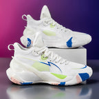 Herren High-Top-Basketballschuhe, leuchtende Sport-Sneaker mit verbessertem Grip für Leistung | 8010