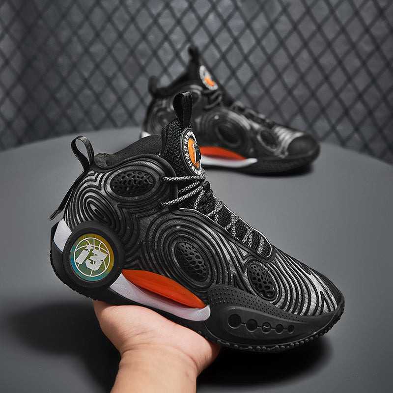 Scarpe sportive da passeggio con design alto traspirante da esterno da basket da uomo | A268 