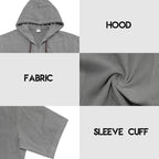 Herren Leinenhemd mit Kapuze und kurzen Ärmeln – Lässige, lockere Passform | YH-2454 