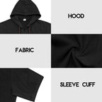 Herren Leinenhemd mit Kapuze und kurzen Ärmeln – Lässige, lockere Passform | YH-2454 