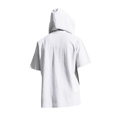 Lässiges Herren-Hoodie aus Leinen – Leicht, lässig &amp; cool im Küstenstil | YH-CW15 