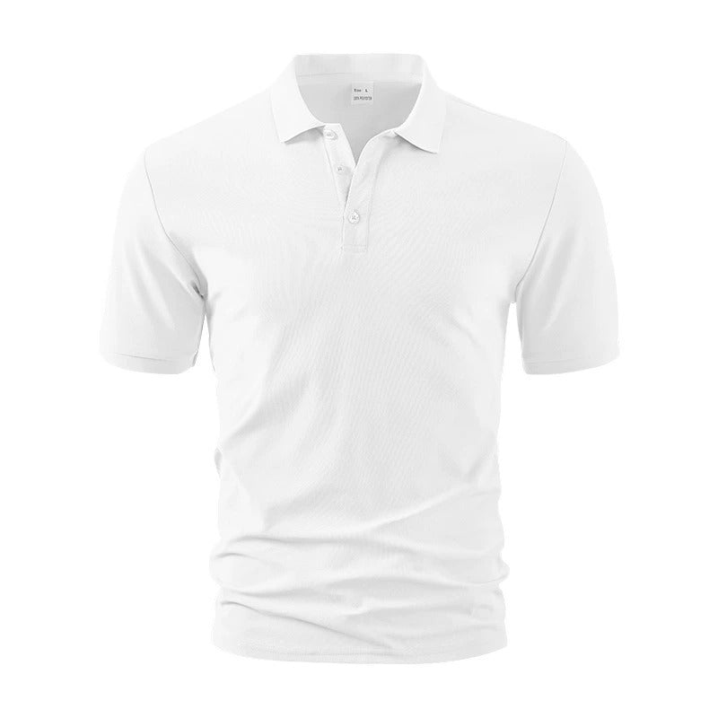 Schweres Polo-T-Shirt für Herren im Sommer – Atmungsaktives, locker sitzendes, lässiges Business-Kurzarmshirt | YH-DS7