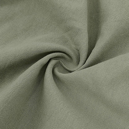 Herren Leinen Strandshorts Gewaschene Knopfleiste Relaxed Fit Fünf-Punkt-Shorts | YH-WW9 