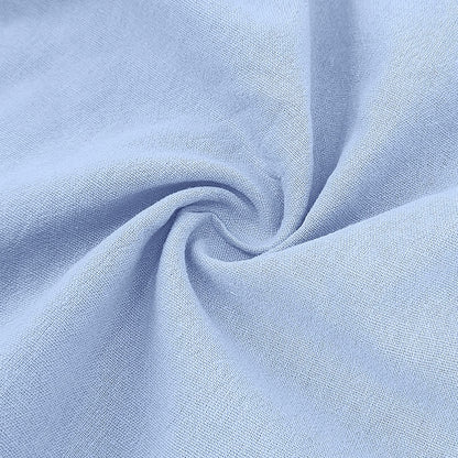 Herren Leinen Strandshorts Gewaschene Knopfleiste Relaxed Fit Fünf-Punkt-Shorts | YH-WW9 