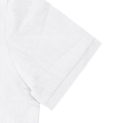 Herren-Poloshirt aus Leinen im britischen Gentleman-Stil, lockere Passform, Sommer, kurze Ärmel | YHBKCS-20 