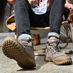 Herren-Wanderschuhe aus echtem Leder, High-Top-Outdoor-Martin-Stiefel und trendiges Schuhwerk | 2319 