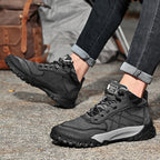 Herren-Wanderschuhe aus echtem Leder, High-Top-Outdoor-Martin-Stiefel und trendiges Schuhwerk | 2319 