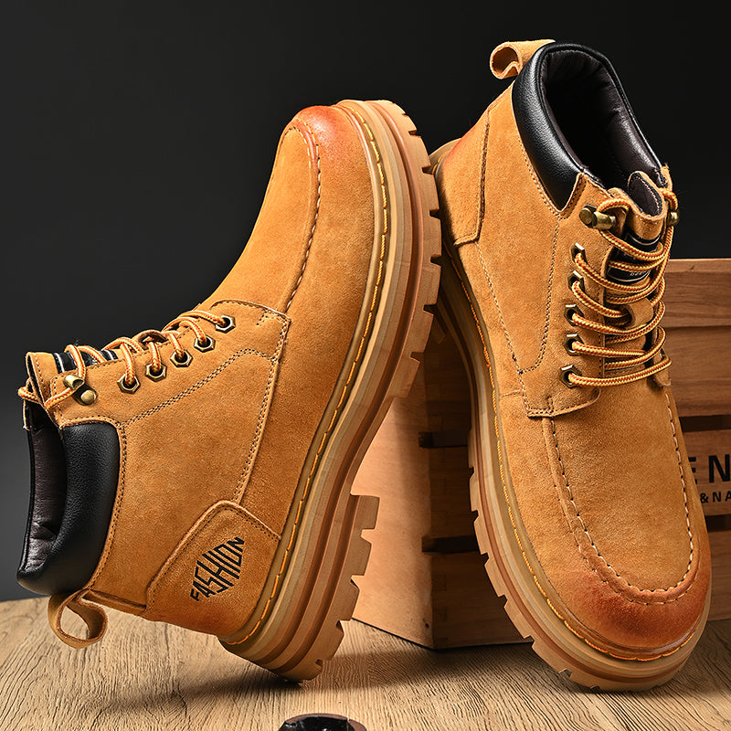 Herren Leder Outdoor Arbeitsschuhe Herbst &amp; Winter Casual Martin Stiefel | 88093 