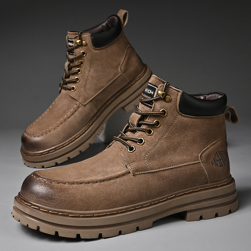 Herren Leder Outdoor Arbeitsschuhe Herbst &amp; Winter Casual Martin Stiefel | 88093 
