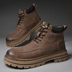 Herren Leder Outdoor Arbeitsschuhe Herbst &amp; Winter Casual Martin Stiefel | 88093 