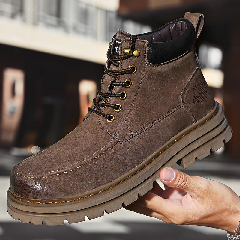 Herren Leder Outdoor Arbeitsschuhe Herbst &amp; Winter Casual Martin Stiefel | 88093 