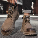 Herren Leder Outdoor Arbeitsschuhe Herbst &amp; Winter Casual Martin Stiefel | 88093 