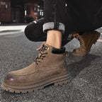 Herren Leder Outdoor Arbeitsschuhe Herbst &amp; Winter Casual Martin Stiefel | 88093 