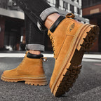 Herren Leder Outdoor Arbeitsschuhe Herbst &amp; Winter Casual Martin Stiefel | 88093 