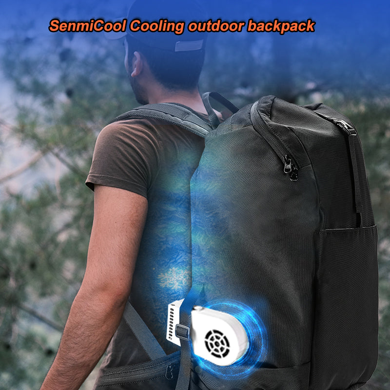 SenmiCool Luftkühlung 30L Outdoor-Rucksack Halbleiterkühlung für Wandern Sportreisen Bergsteigen
