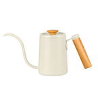 Pour Over Kaffeekessel – 600 ml Edelstahl-Handtropfkessel mit Holzgriff UK | NB-ZT2020 