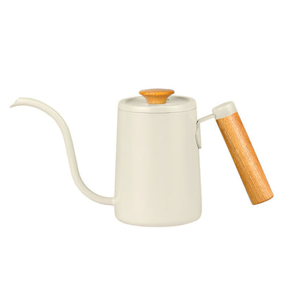 Pour Over Kaffeekessel – 600 ml Edelstahl-Handtropfkessel mit Holzgriff UK | NB-ZT2020 