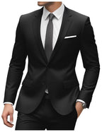 3-teiliger Herrenanzug mit Kragen für Hochzeitsfeiern und formelle Smokings, Jacke mit Hose, Weste, Anzug-Sets | 701 