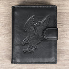 Antimagnetische RFID-blockierende Echtleder-Geldbörse für Herren, schmales Kartenetui und Geldbörse | 1131 