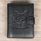 Antimagnetische RFID-blockierende Echtleder-Geldbörse für Herren, schmales Kartenetui und Geldbörse | 1131 