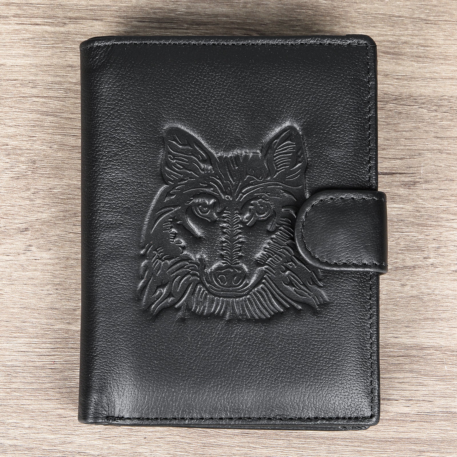 Antimagnetische RFID-blockierende Echtleder-Geldbörse für Herren, schmales Kartenetui und Geldbörse | 1131 