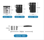 Kaffeedose aus Edelstahl – Luftdichte Aufbewahrung mit CO₂-Ventil und Datumsanzeige (1,5 l / 1,8 l) | NB-MFG 