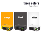 TRANSJEE Mini-Projektor – Tragbares intelligentes LED-Heimkino, mobiler Bildschirm im Taschenformat, LED-Projektor für Filme und Spiele | A2000 